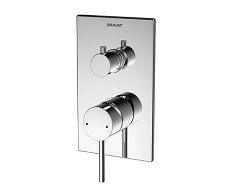 Смеситель встраиваемый для душа Bravat Arc P69193C-ENG хром
