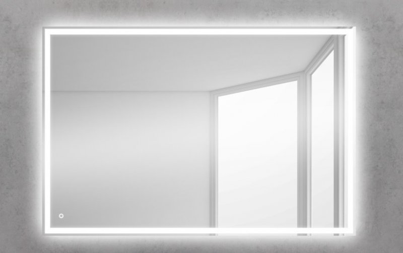 Зеркало BelBagno 90 SPC-GRT-900-600-LED-BTN с подсветкой