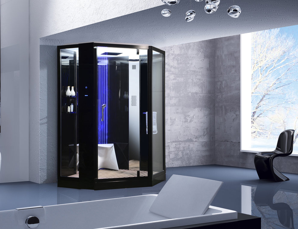 Душевая кабина Orans 130х130см SR-89106S профиль черный