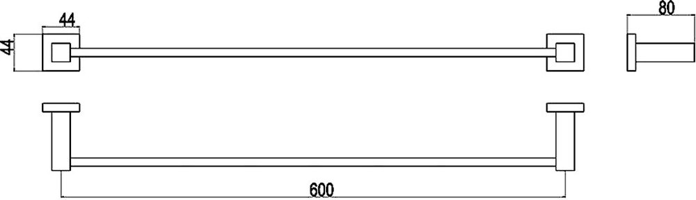 Полотенцедержатель Timo Selene 10053/00 Хром