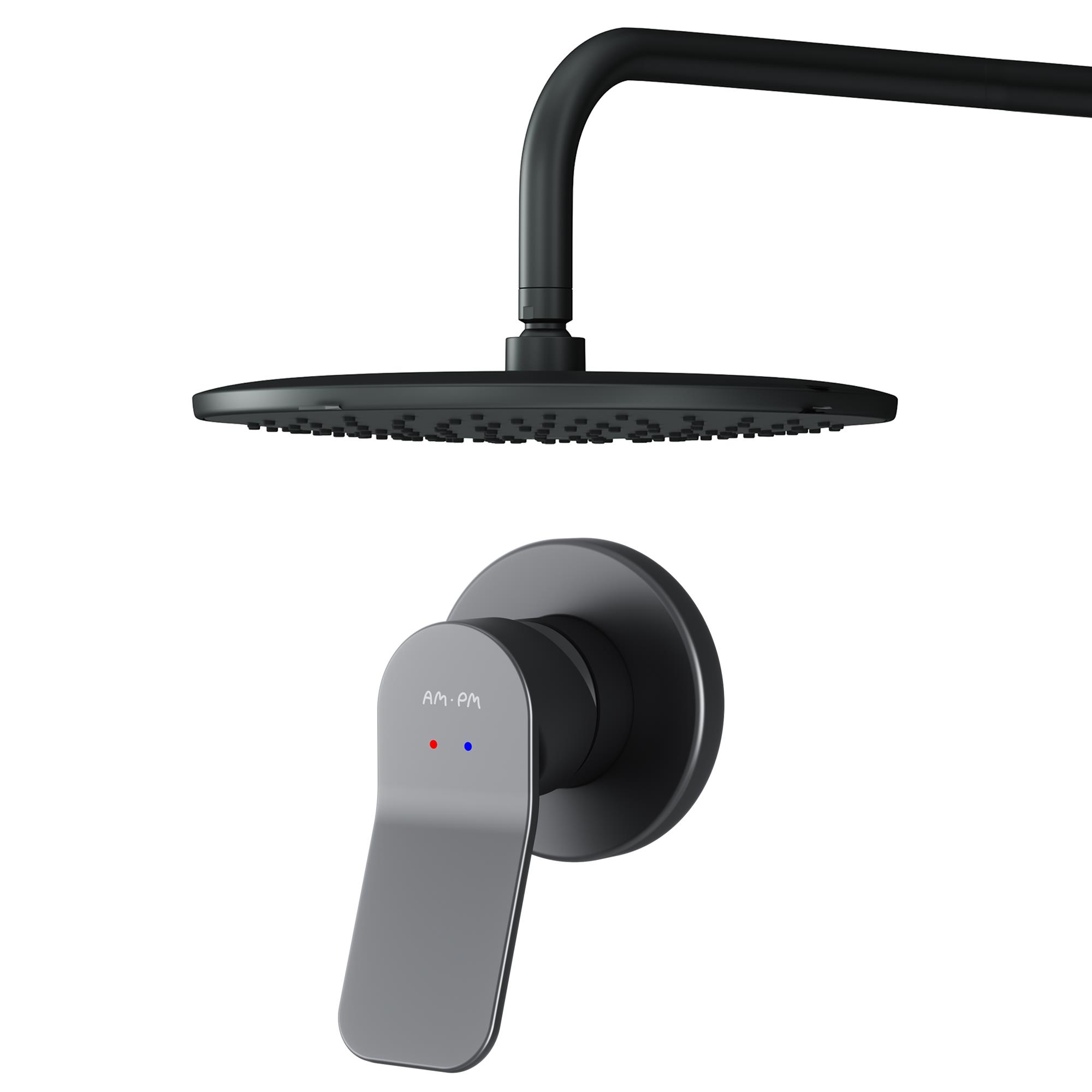 Душевой комплект AM.PM X-Joy FB85A2R002 чёрный матовый