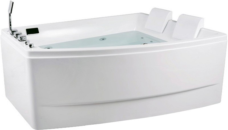 Акриловая ванна Orans BT-65100 XR 170x120см 65100XR с гидромассажем, белая глянцевая