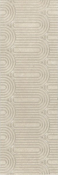 Декор Безана бежевый матовый обрезной 25x75x0,9, 1, шт