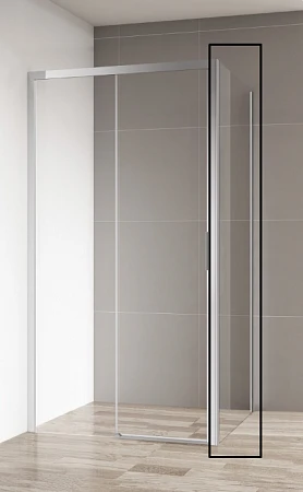 Боковая стенка Cezares COMFORT-90-FIX-C-Cr