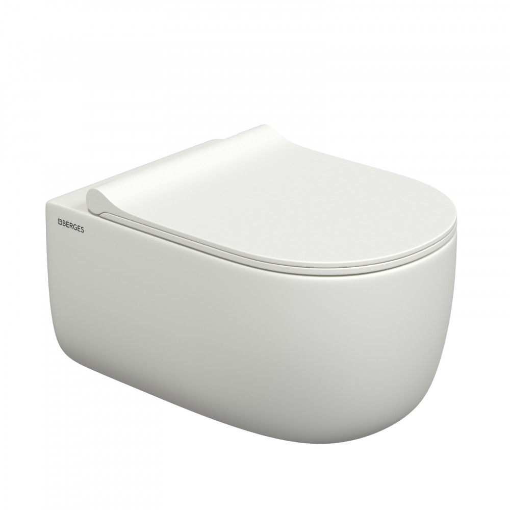 Унитаз подвесной Berges Ego XL 082228 белый матовый