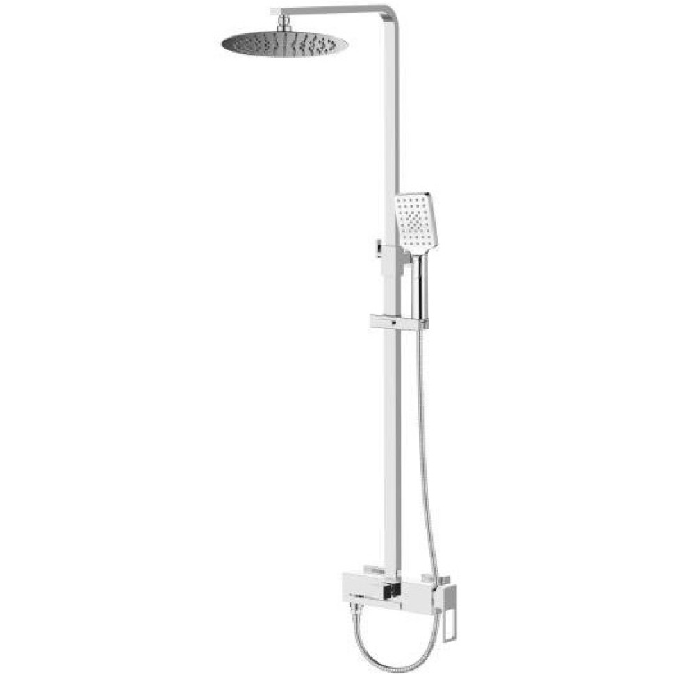 Душевая стойка BelBagno Luce LUC-DOCM-CRM хром