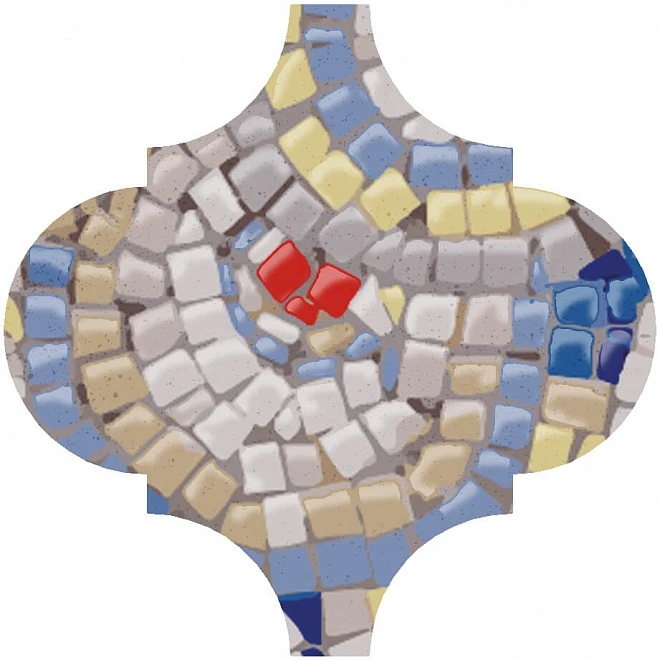 Декор Арабески Майолика Гауди глянцевый 6,5x6,5x0,7, 1, шт