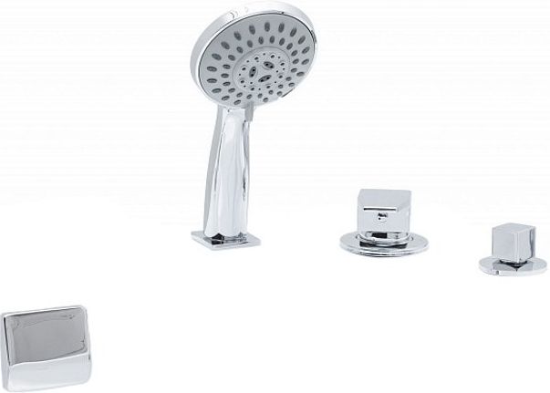 Смеситель на борт ванны Aquanet A9 205036 хром