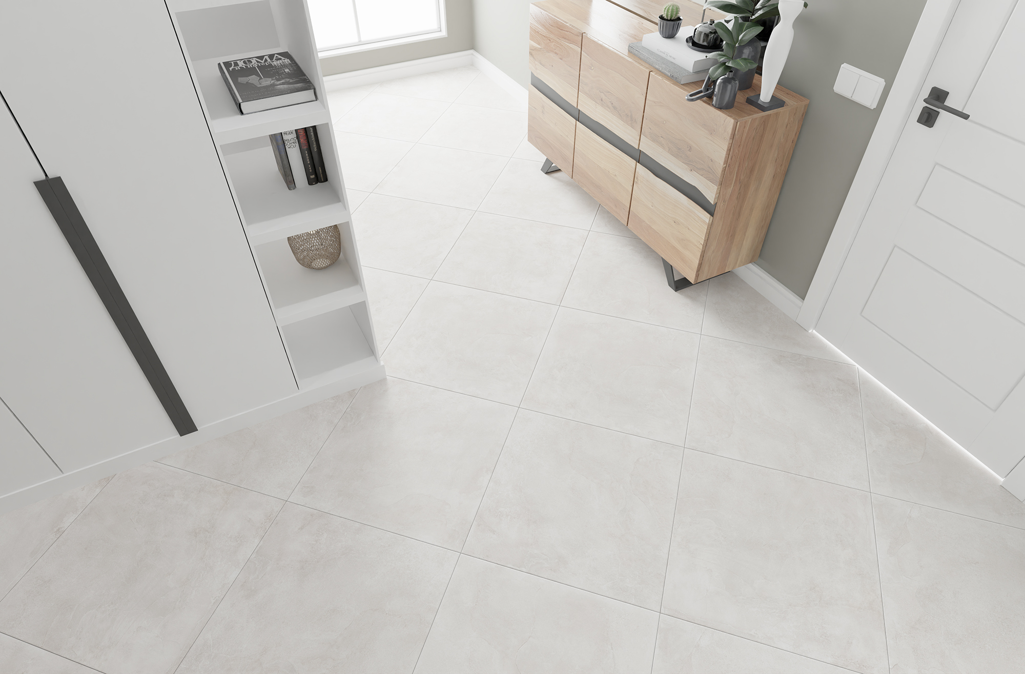 Керамогранит Global Tile Atlant GT 60x60 GT60601606MR серый