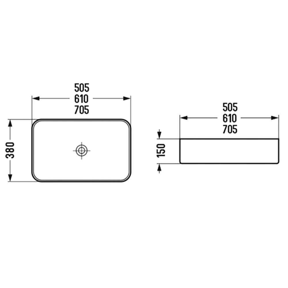 Раковина накладная Comforty 78575MC-60 бежевая матовая