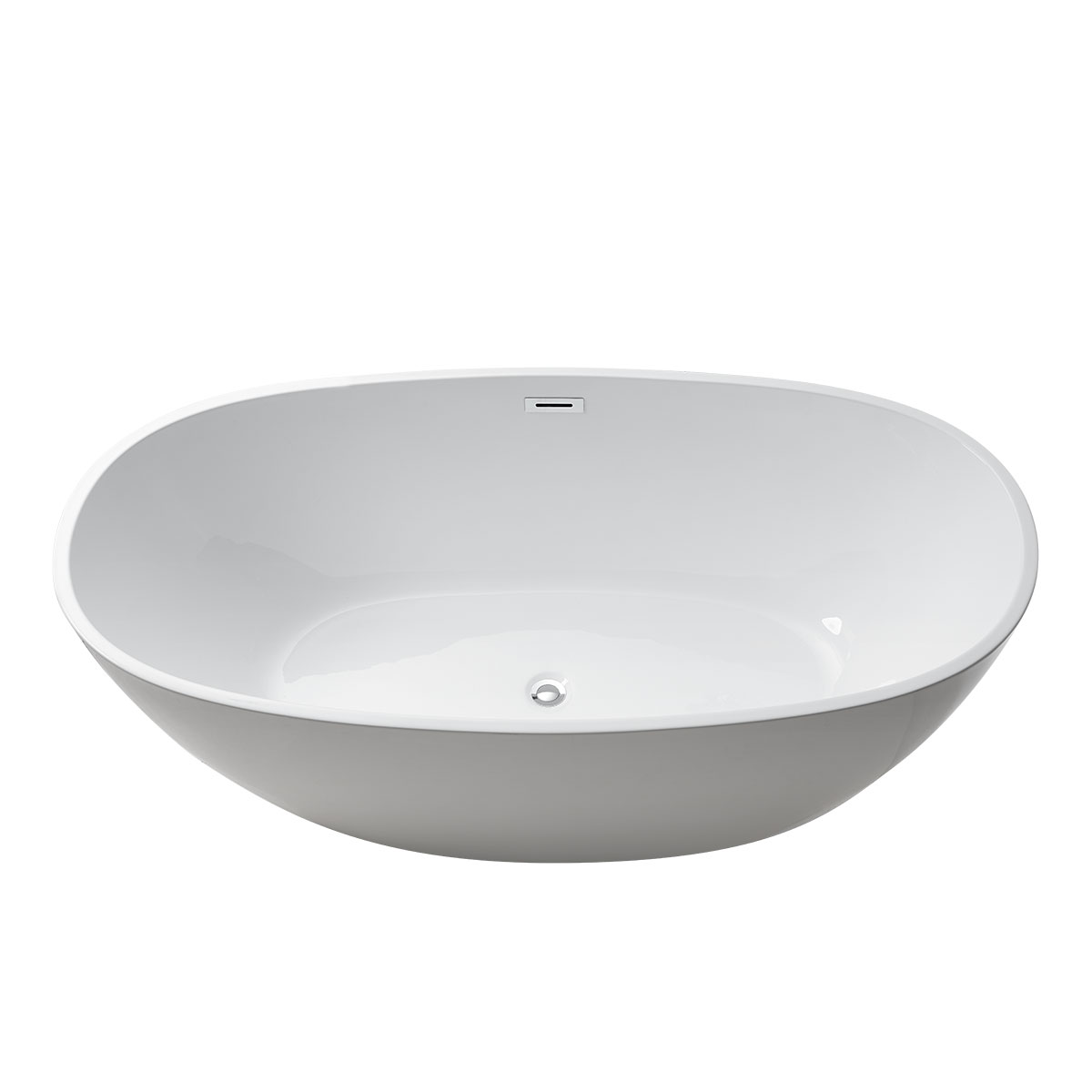 Акриловая ванна Vincea 170x87 VBT-204 белая глянцевая