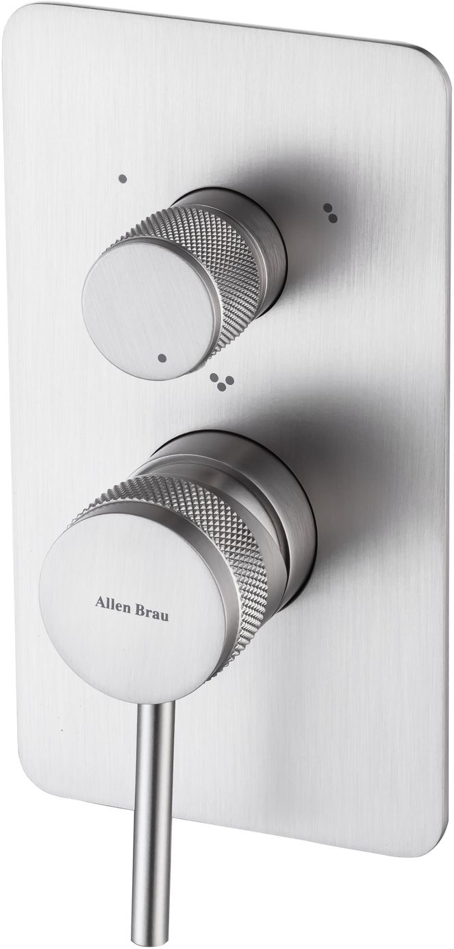 Смеситель встраиваемый для душа Allen Brau Priority 5.31A11-BN с внутренней частью, никель