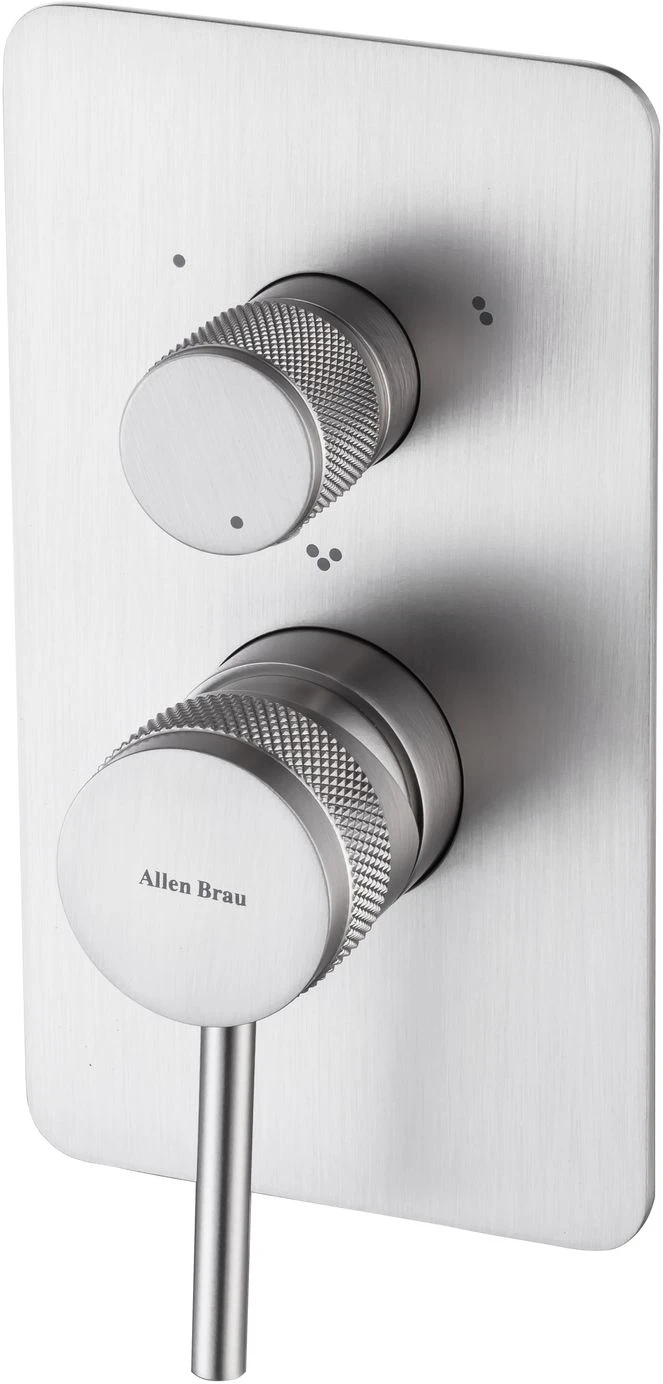 Смеситель встраиваемый для душа Allen Brau Priority 5.31A11-BN с внутренней частью, никель