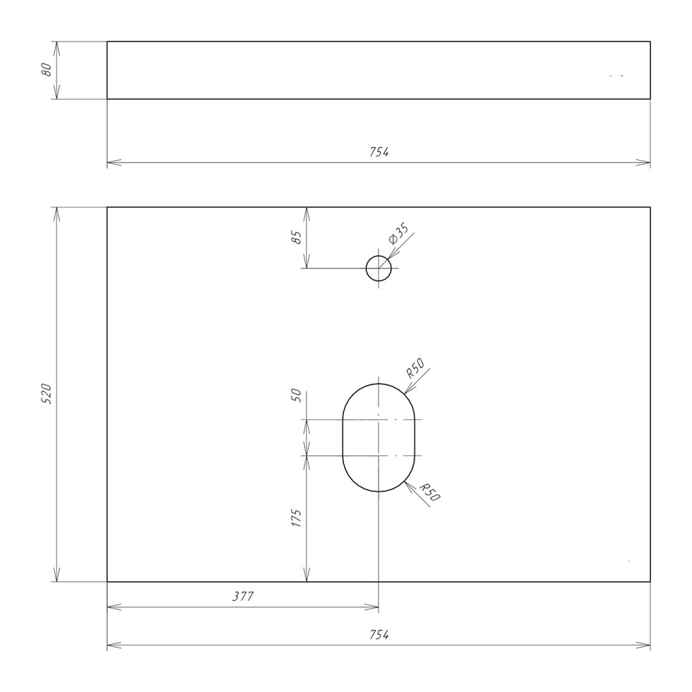 Тумба с раковиной Comforty Эдинбург 75 00004149066CF бетон светлый