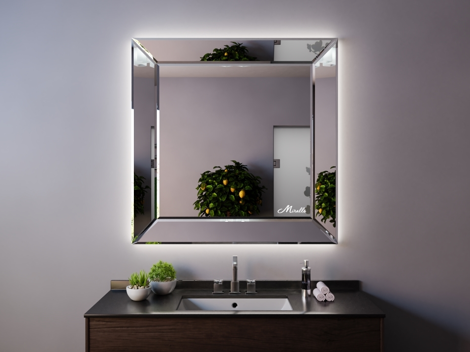 Зеркало Mirrals Provance Extra 4000К 700x900 с подсветкой, сенсор движения