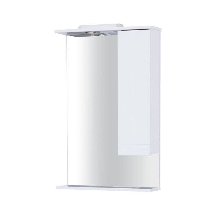 Зеркало-шкаф SanStar Mira 60 105.1-2.5.1. с подсветкой, белый