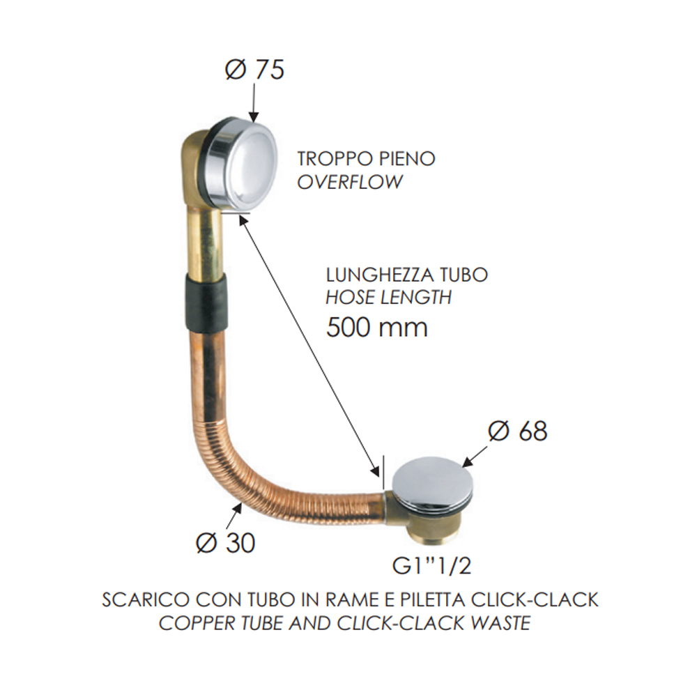 Слив-перелив Remer RR96CC