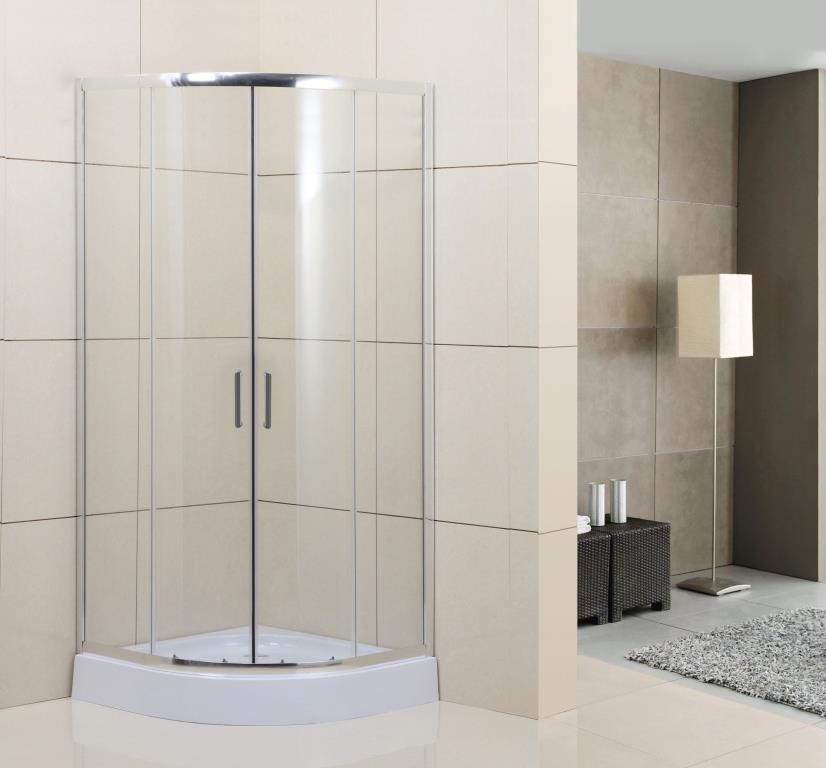 Душевой уголок BelBagno Uno 100x100см UNO-195-R-2-100-C-Cr профиль хром, стекло прозрачное