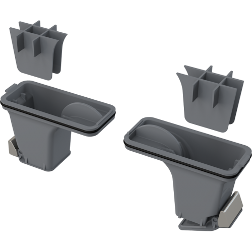Душевой лоток AlcaPlast APZ1001 300 с опорами, хром