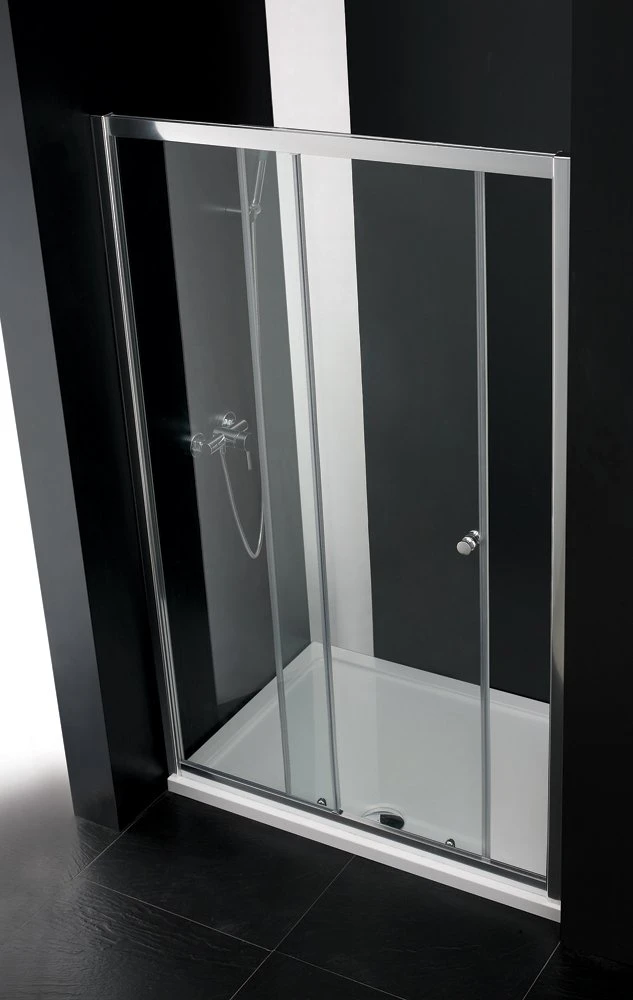 Душевая дверь в нишу Cezares 120см ANIMA-W-BF-1-120-C-Cr профиль хром, стекло прозрачное