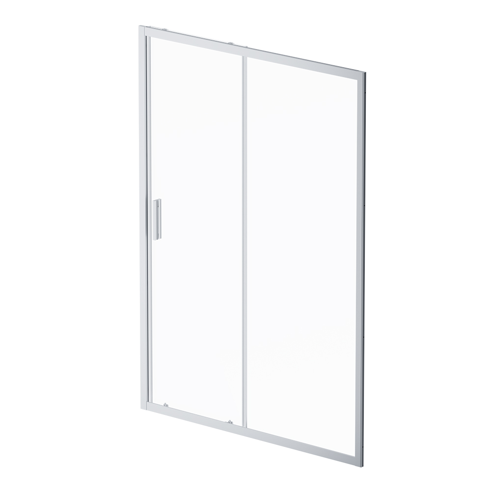 Дверь душевая в нишу AM.PM Gem 140см W90G-140-1-195MT профиль хром, стекло прозрачное