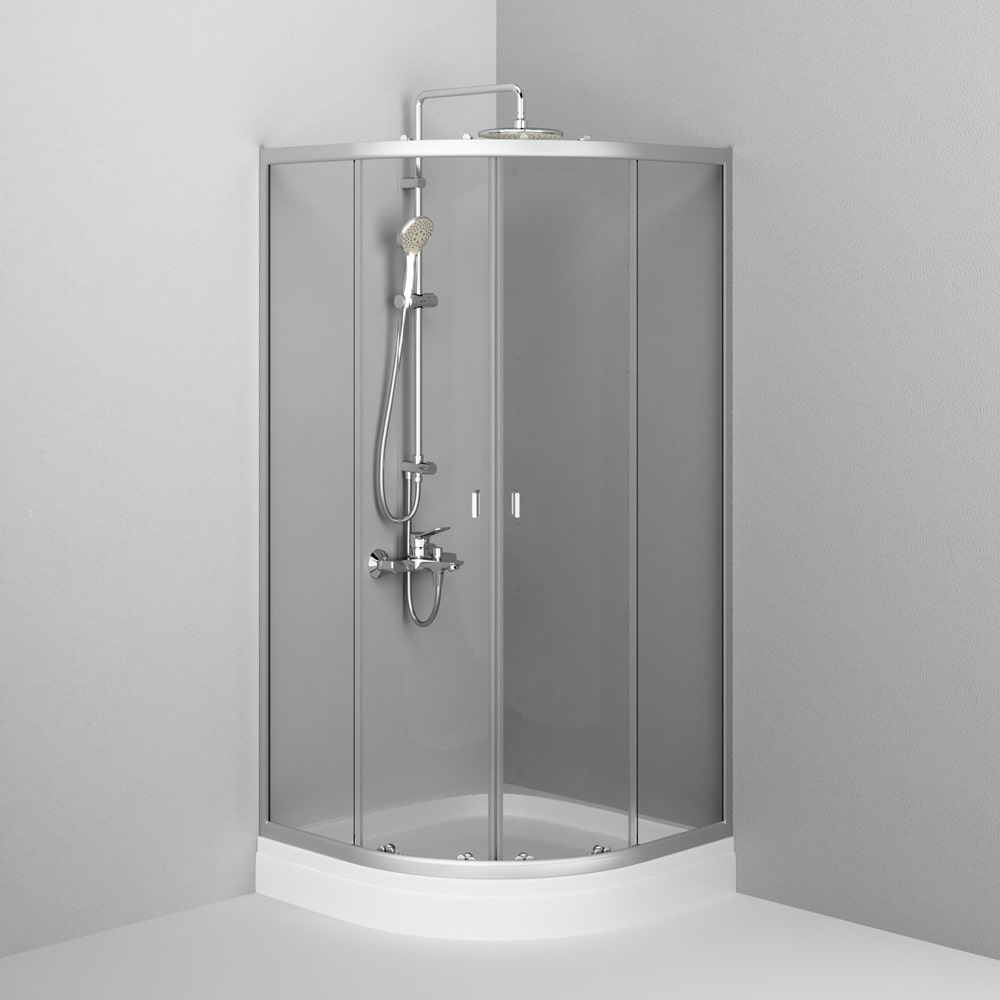 Душевой уголок AM.PM X-Joy 90x90см W88E-205-090MT64 профиль матовый хром, стекло прозрачное