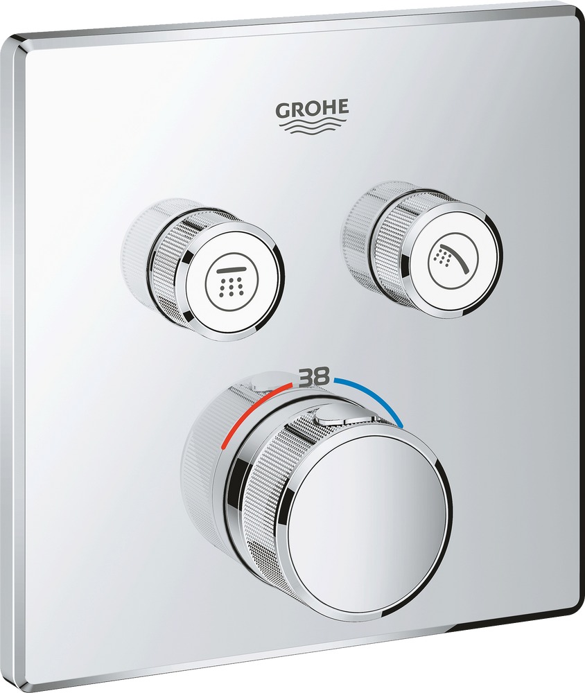 Термостатический смеситель Grohe Grohtherm SmartControl 29124000 для душа, хром