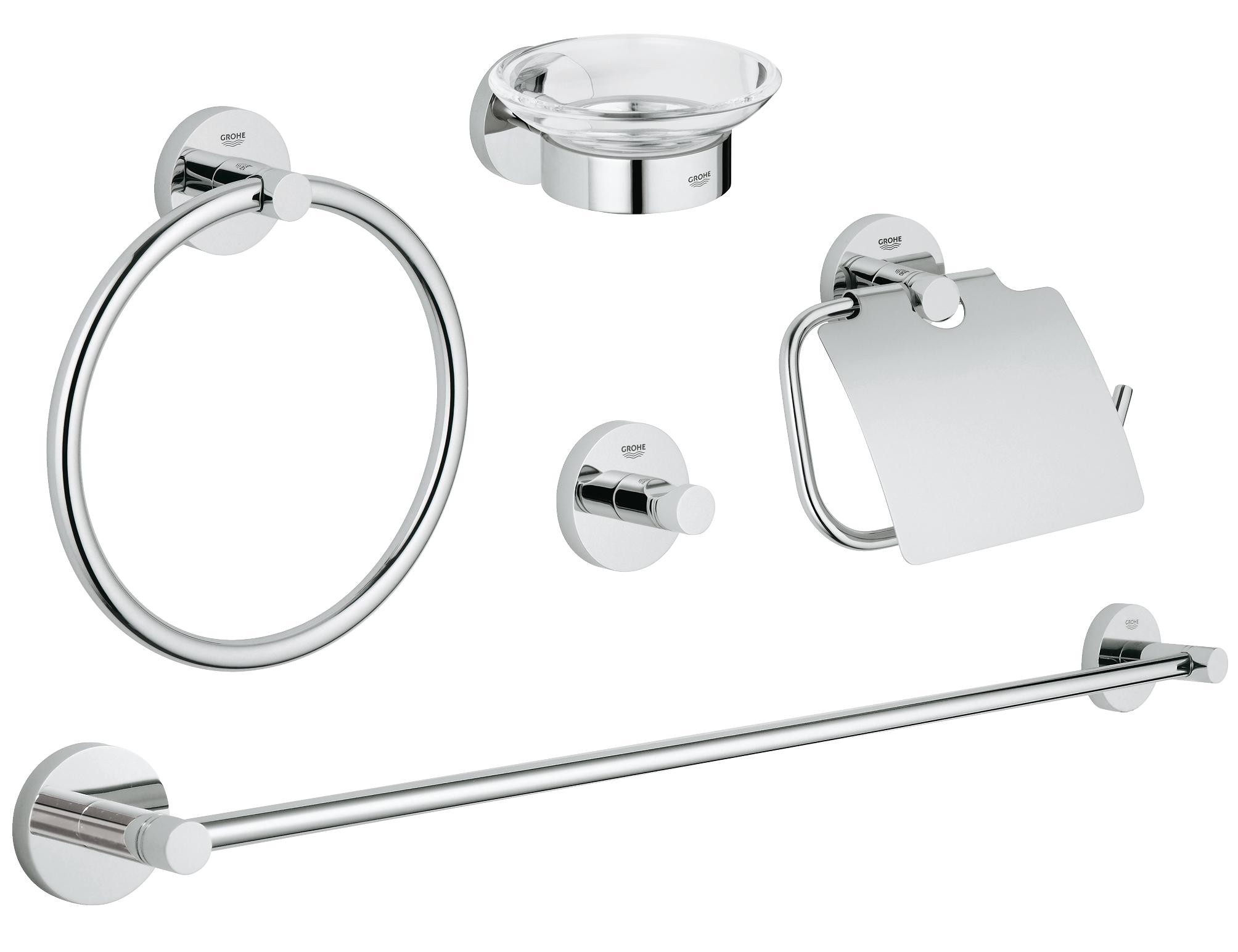 Набор Grohe New Essentials 40344001 5 предметов, хром