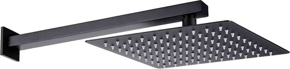 Верхний душ Allen Brau Infinity 5.21019-31 черный матовый