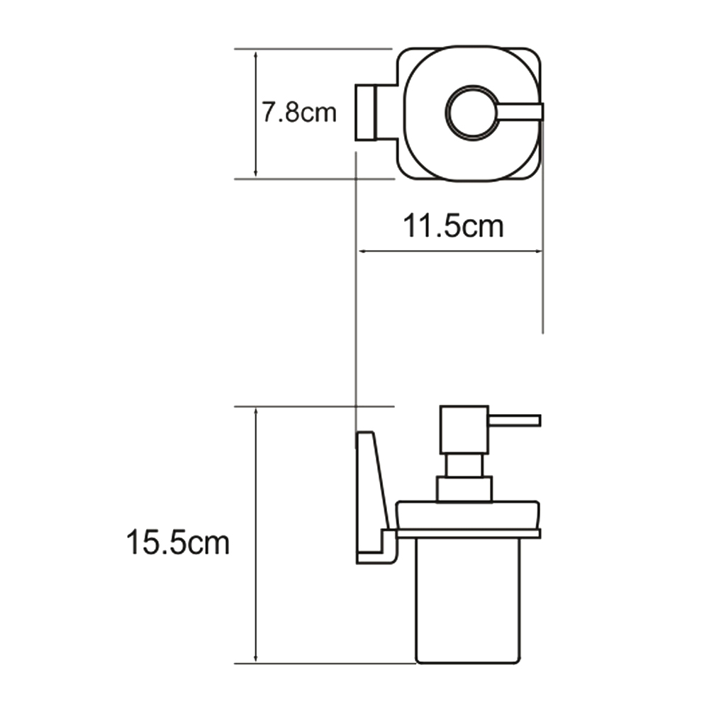 Дозатор Wasserkraft Lopau K-6099 хром