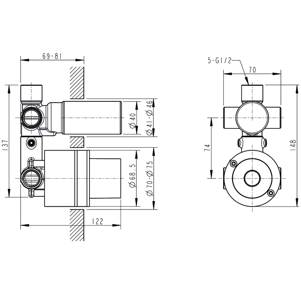 Скрытая часть Bravat D969C-A-ENG