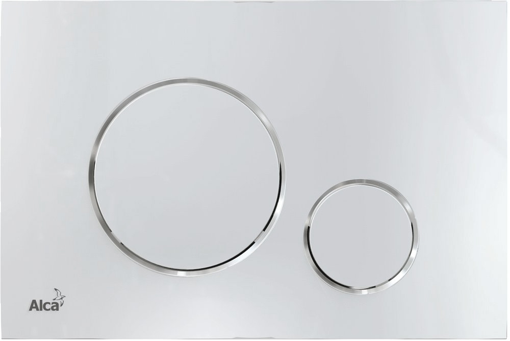 Кнопка смыва AlcaPlast THIN M671 хром глянцевая