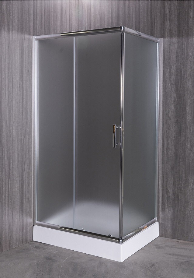 Душевой уголок Esbano ESD-8021 120x80см ESUGD8021 профиль хром, стекло рифлено