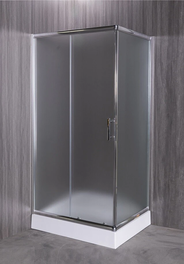 Душевой уголок Esbano ESD-8021 120x80см ESUGD8021 профиль хром, стекло рифлено