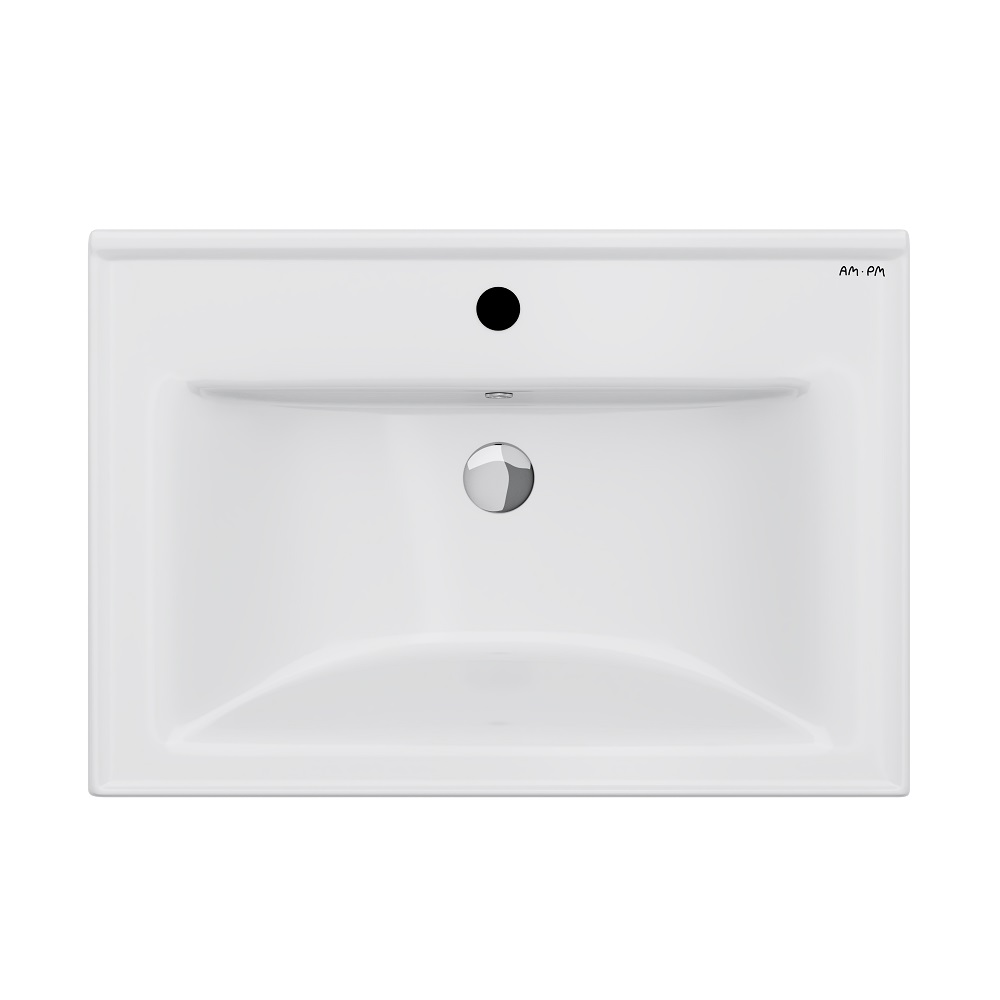 Раковина встраиваемая AM.PM X-Joy 65см M85AWCC0652WG белая глянцевая Раковина встраиваемая AM.PM X-Joy 65см M85AWCC0652WG белая глянцевая