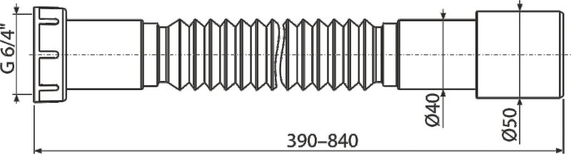 Гофра AlcaPlast A770 40мм