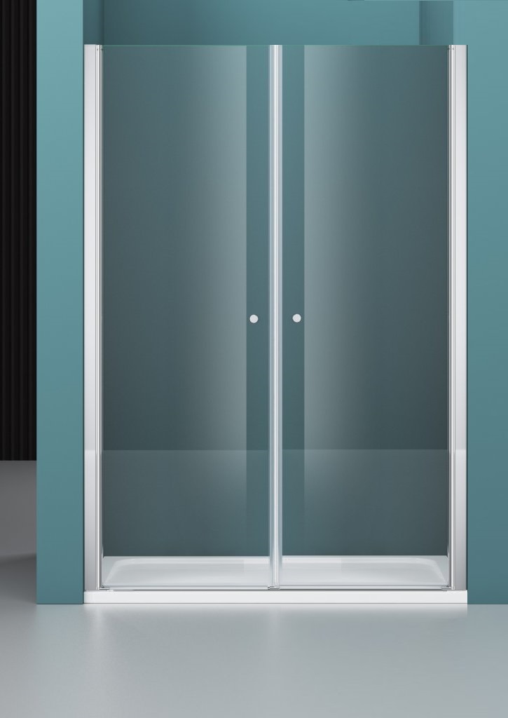 Душевая дверь в нишу BelBagno 120см ETNA-B-2-120-C-Cr профиль хром, стекло прозрачное