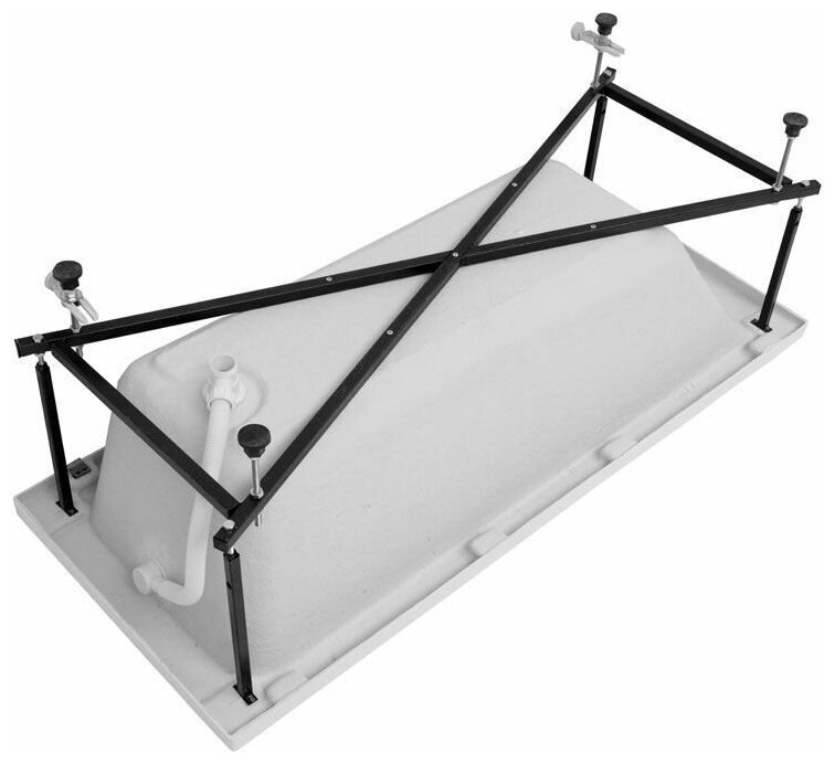 Каркас для ванны Aquanet Bright 165x70