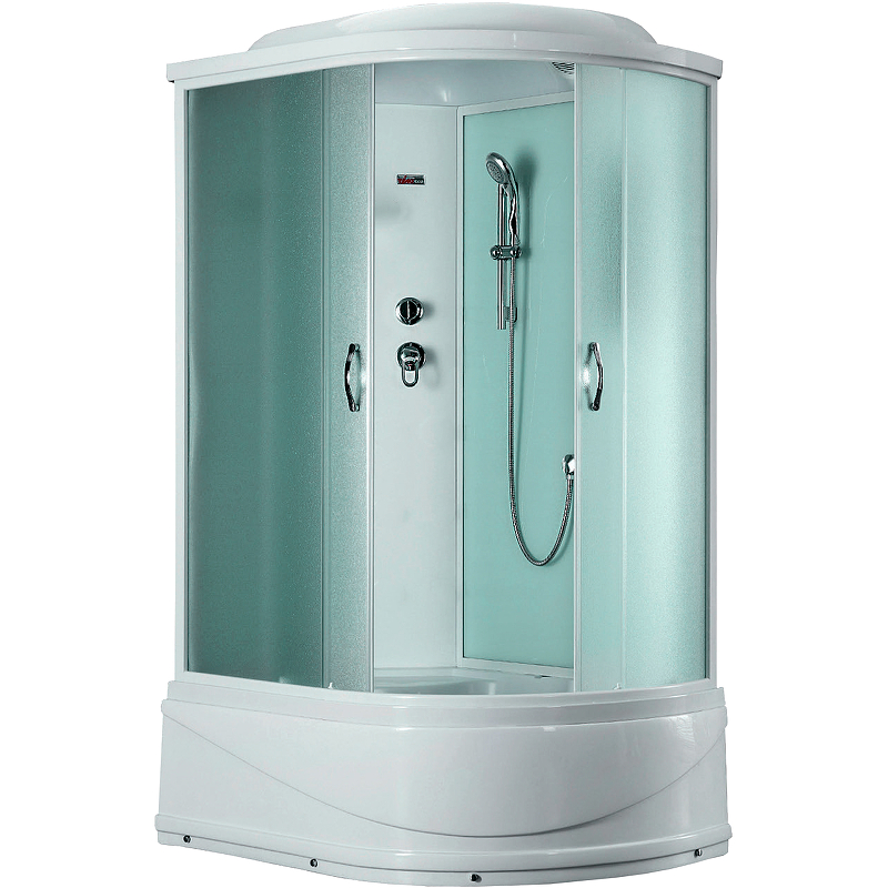 Душевая кабина Timo Eco 120х80см TE-0720 PL профиль белый, стекло матовое