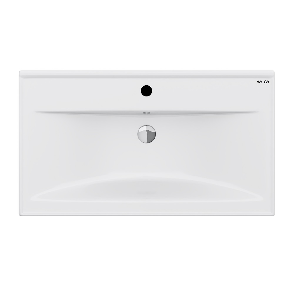 Раковина встраиваемая AM.PM X-Joy 80см M85AWCC0802WG белая глянцевая