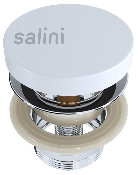 Донный клапан для раковины Salini D 505 16421WM белый матовый
