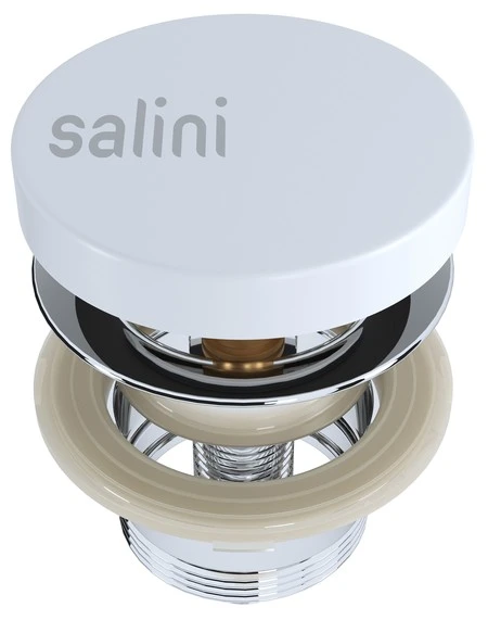 Донный клапан для раковины Salini D 505 16421WM белый матовый