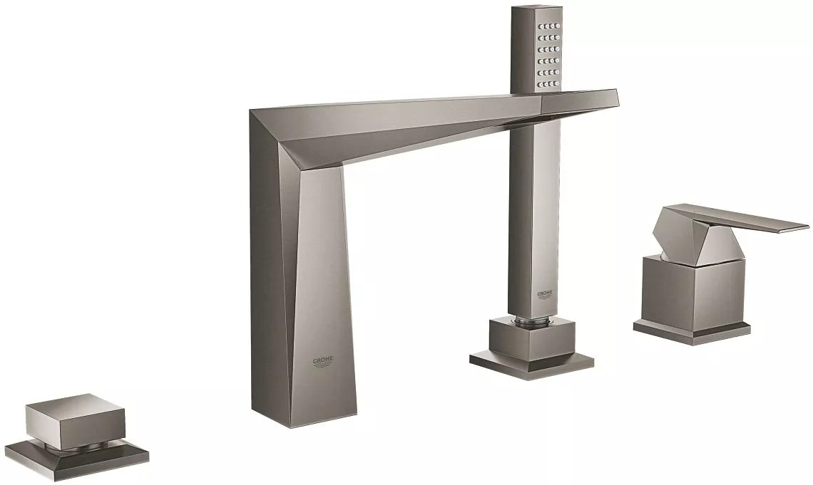 Смеситель на борт ванны Grohe Allure Brilliant 19787AL1 графит матовый