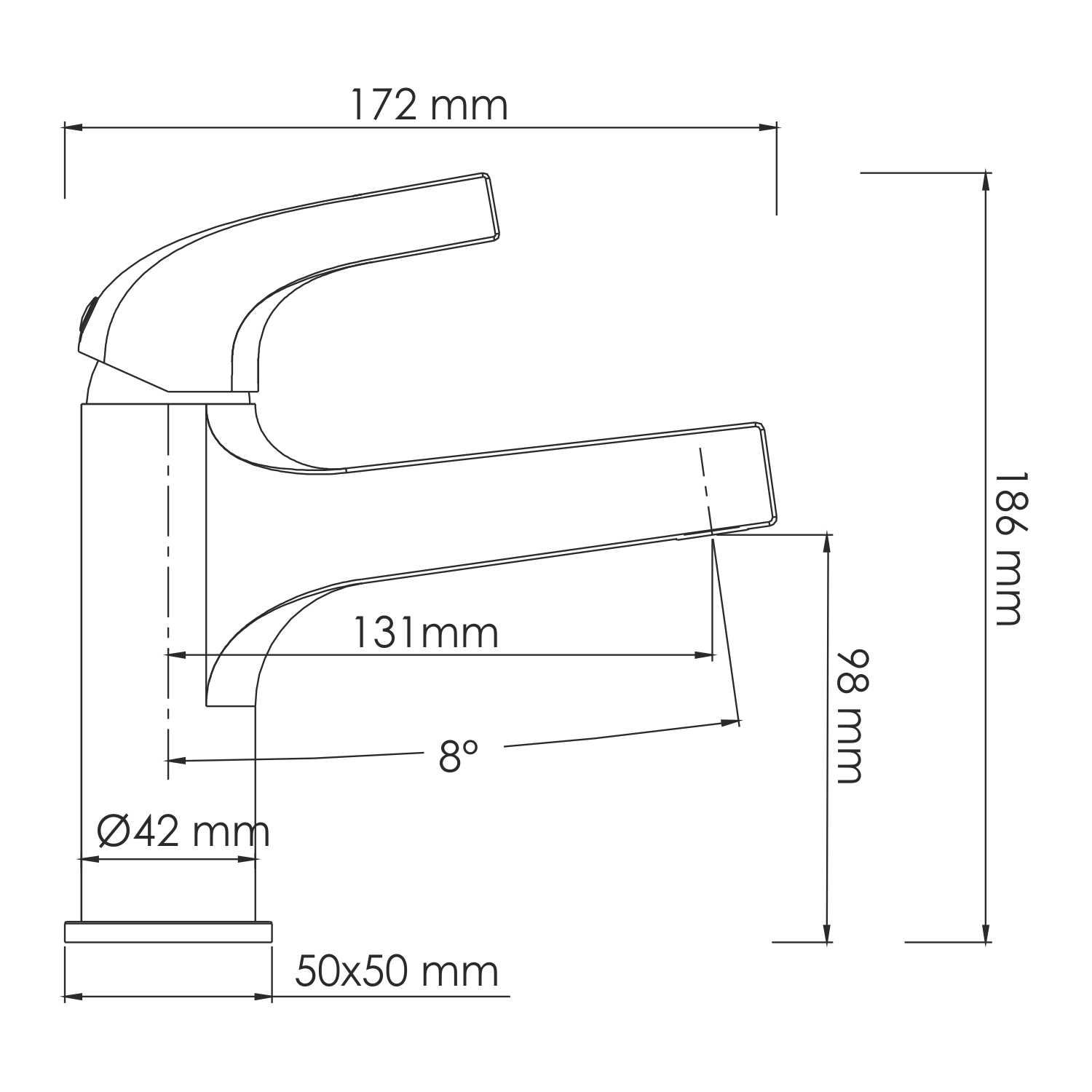 Смеситель для раковины Wasserkraft Sauer 7103 золото