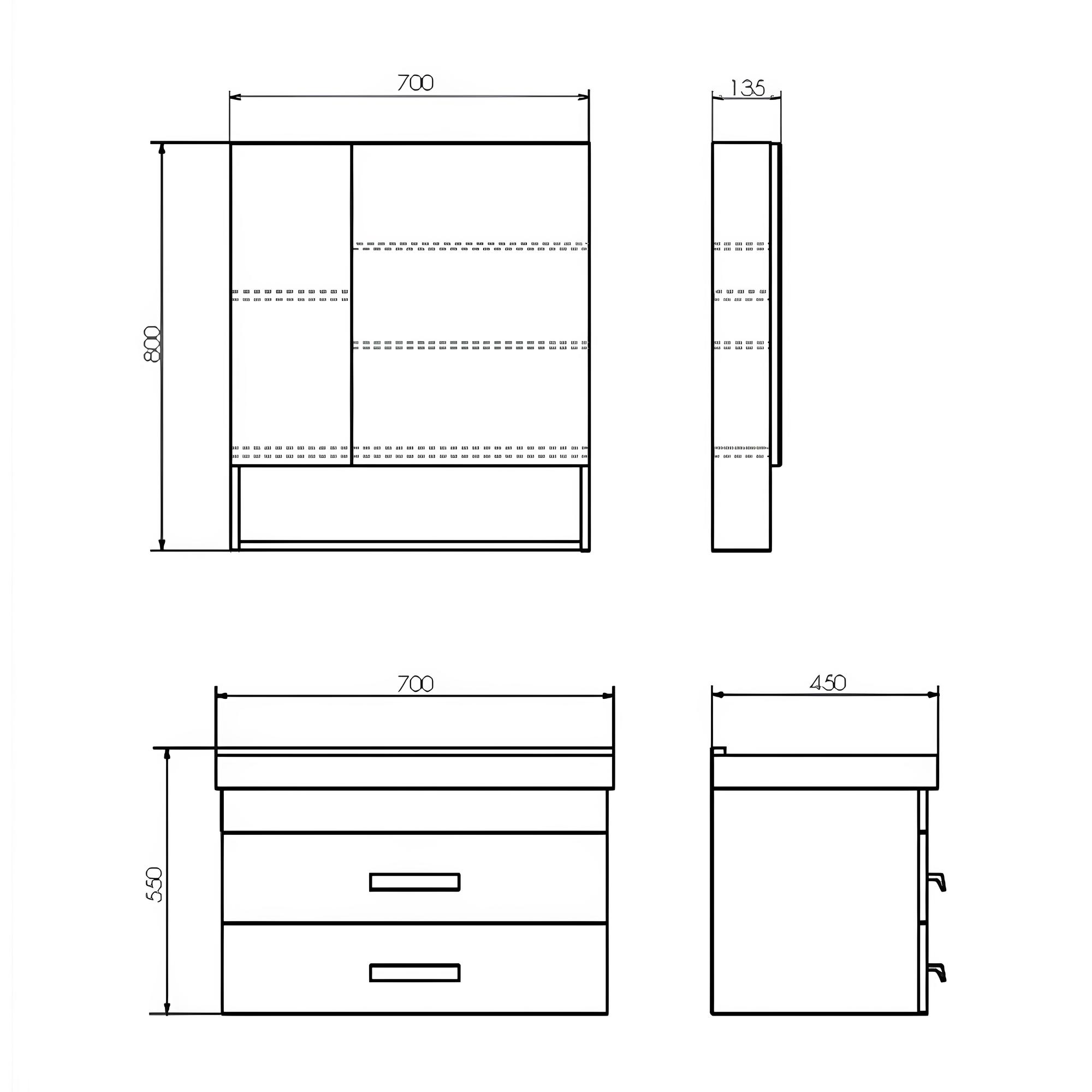 Тумба с раковиной Comforty Никосия 70П 00-00005792CF дуб белый