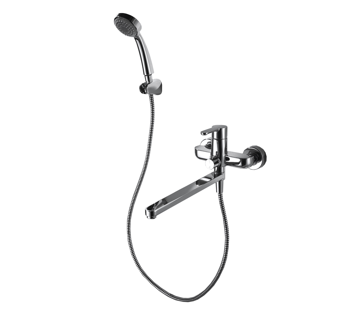Смеситель для ванны с душем Bravat Stream F63783C-LB хром