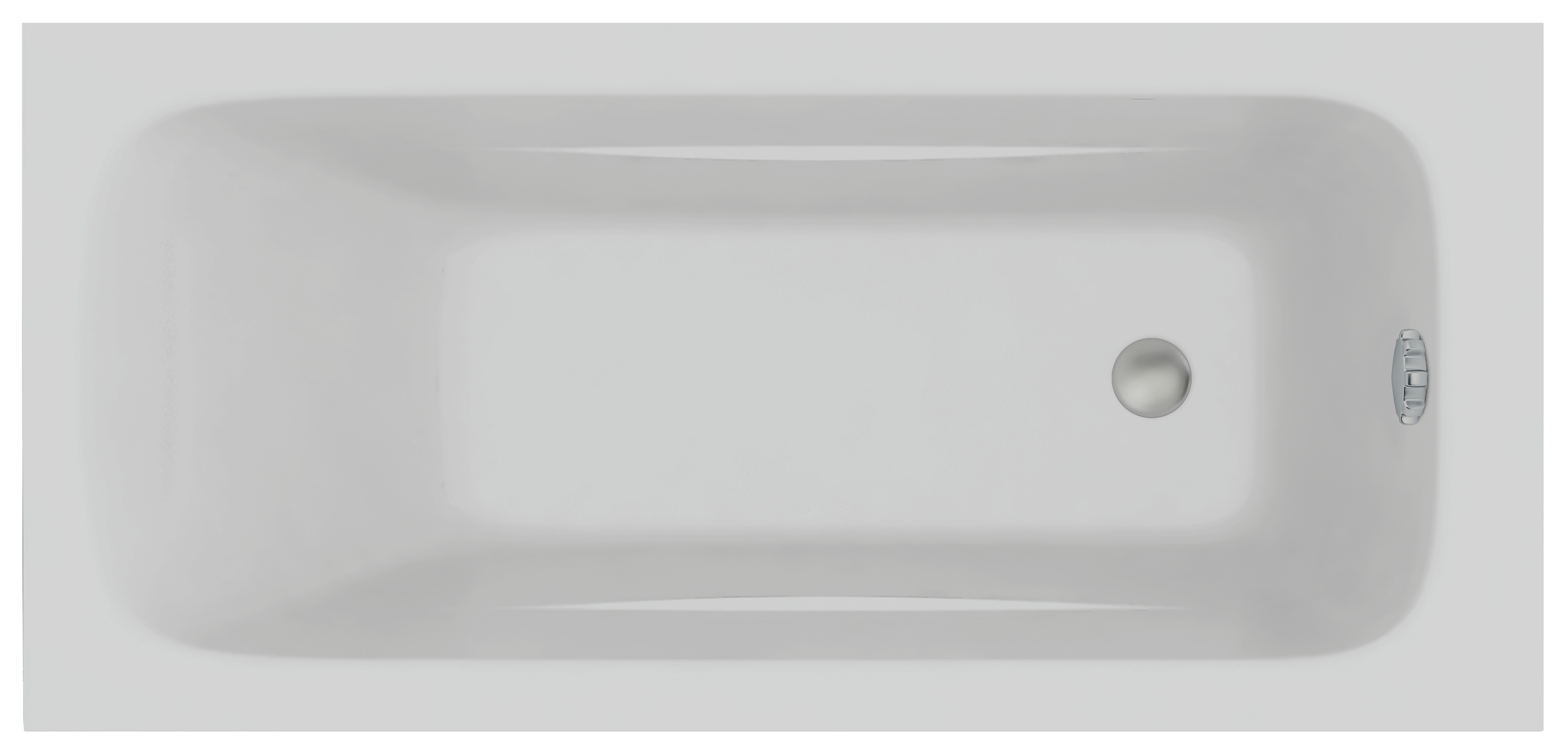 Акриловая ванна C-bath Muse 170x80 CBQ011001 белая глянцевая