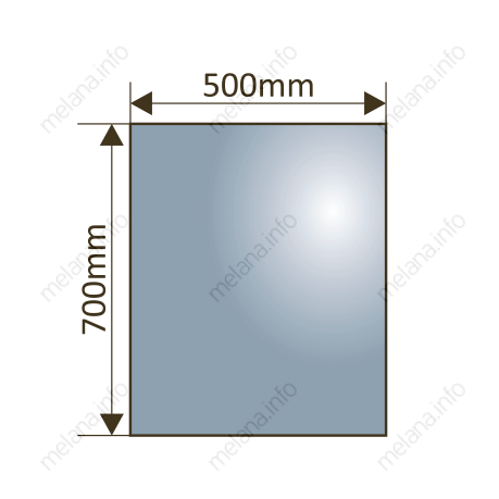 Зеркало Melana MLN-LED188 500x700 с подсветкой 
