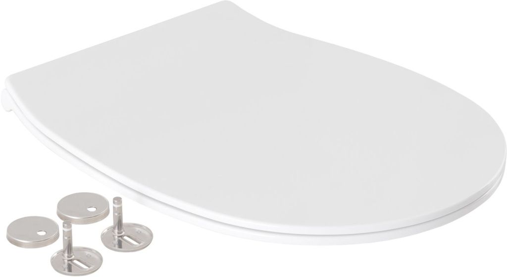 Унитаз подвесной Allen Brau FANTASY 4.11HC1.20 с сиденьем, белый глянец