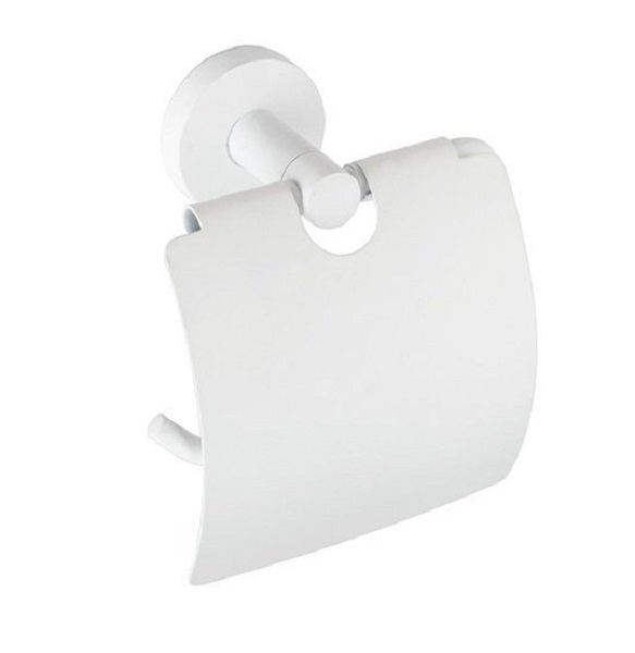 Держатель для туалетной бумаги с крышкой Bemeta 104112014 белый